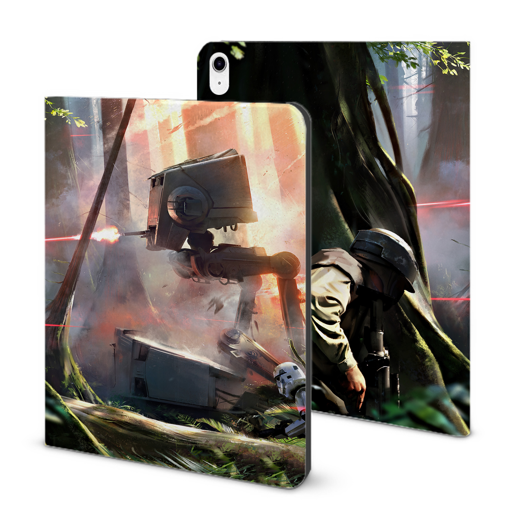 （画像用） スター・ウォーズ Star Wars IPad ケース ブック型 PUレザー TPU 耐衝撃 軽量 薄型 ペン収納なし 全面保護 IPad 各モデル対応